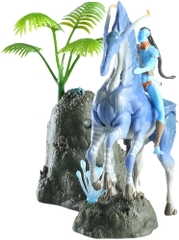 McFarlane - AVATAR - World of Pandora Med Dlx Set - A1 Tsu'tey & Direhorse (Large Item, Action Figure)