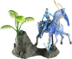 McFarlane - AVATAR - World of Pandora Med Dlx Set - A1 Tsu'tey & Direhorse (Large Item, Action Figure)