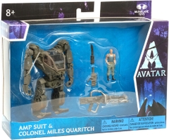 McFarlane - AVATAR - World of Pandora Med Dlx Set - A1 Amp Suit & Col. Miles Quaritch (Action Figure)