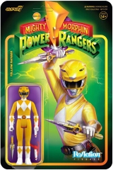 Super7 - Mighty Morphin Power Rangers ReAction Figure Wave 3 - Yellow Ranger (Collectible, Figure, Action Figure)