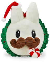 NECA - Frank Kozik - Labbit Holiday Wreath Labbit 14 Plush (Large Item, Plush)
