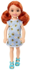 Mattel - Barbie Chelsea Doll with Bumble Bee Dress, Red Hair (Doll)