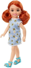 Mattel - Barbie Chelsea Doll with Bumble Bee Dress, Red Hair (Doll)