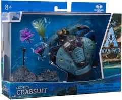 McFarlane - Avatar: The Way of Water - World of Pandora - CET-OPS Crabsuit with RDA Driver (Large Item, Action Figure)