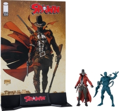 McFarlane Toys - Page Punchers - Spawn 3" Figure With Comic 2Pk - Wave 1 - Gunslinger And Auger (Spawn #309B) (Large Item, Action Figure)