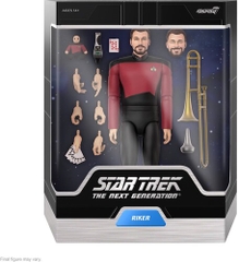 Super7 - Star Trek: The Next Generation ULTIMATES! Wave 1 - Riker (Large Item, Collectible, Figure, Action Figure)
