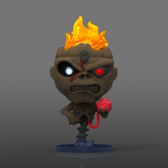FUNKO POP! ROCKS: Iron Maiden - Eddie 4PK Glow in the Dark Box Set (AE Exclusive) (Large Item, Vinyl Figure, AE Exclusive)