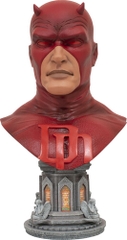 Diamond Select - Marvel Legends In 3D Comic Daredevil 1/2 Scale Bust (Large Item, Statue, Collectible)