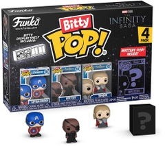 FUNKO BITTY POP!: Marvel- Capt. America 4PK (Vinyl Figure)