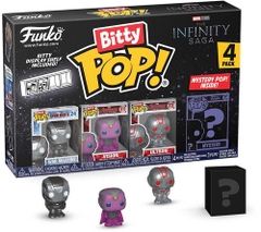 FUNKO BITTY POP!: Marvel- Iron Man 4PK (Vinyl Figure)