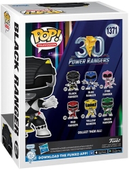 FUNKO POP! TELEVISION: Mighty Morphin Power Rangers 30th- Black Ranger (Vinyl Figure)