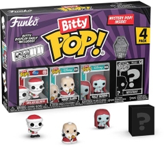 FUNKO BITTY POP!: The Nightmare Before Christmas- Santa Jack 4PK (Vinyl Figure)