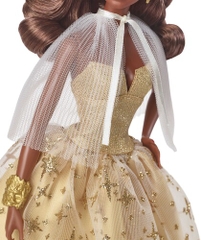 Mattel - 2023 Holiday Doll (Dark Brown Hair) (Large Item, Collectible, Limited Edition, Doll)