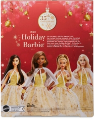 Mattel - 2023 Holiday Doll (Dark Brown Hair) (Large Item, Collectible, Limited Edition, Doll)