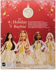 Mattel - 2023 Holiday Doll (Light Brown Hair) (Large Item, Collectible, Limited Edition, Doll)