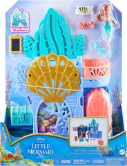 Mattel - Disney The Little Mermaid Storytime Stackers Ariel’s Grotto Playset (Large Item, Doll)