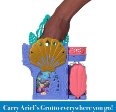 Mattel - Disney The Little Mermaid Storytime Stackers Ariel’s Grotto Playset (Large Item, Doll)