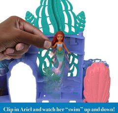 Mattel - Disney The Little Mermaid Storytime Stackers Ariel’s Grotto Playset (Large Item, Doll)