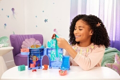Mattel - Disney The Little Mermaid Storytime Stackers Ariel’s Grotto Playset (Large Item, Doll)