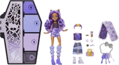 Mattel - Monster High Skulltimate secrets: Fearidescent Clawdeen Wolf (Large Item, Doll)