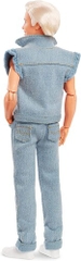 Mattel - Barbie The Movie Ken Doll Wearing All-Denim Matching Set with Ken Underwear (Large Item, Doll)