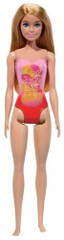 Mattel - Barbie Beach Doll with Pink Swimsuit (Large Item, Doll)
