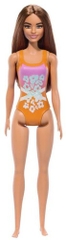 Mattel - Barbie Beach Doll with Orange Swimsuit (Large Item, Doll)