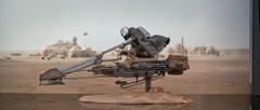 Diamond Select Toys Llc - Sw Mandalorian Premier Coll Din Djarin withSpeeder Bike Statue (Large Item, Statue, Collectible)