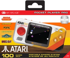 My Arcade DGUNL-7015 Atari Pocket Player Pro Handheld Portable Gaming System 100 Games