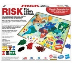 Risk The 1980s Edition (Large Item, Table Top Game, Board Game)