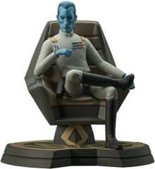 Diamond Select - Star Wars Premier Coll. - Rebels Grand Admiral Thrawn On Throne Statue (Large Item, Vinyl Figure, Statue, Collectible)