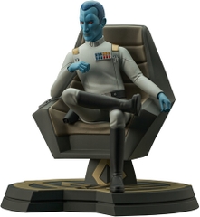 Diamond Select - Star Wars Premier Coll. - Rebels Grand Admiral Thrawn On Throne Statue (Large Item, Vinyl Figure, Statue, Collectible)
