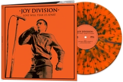 Love Will Tear Us Apart - Orange/ black Splatter