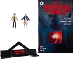 McFarlane - Stranger Things - Page Punchers 2pk Eleven and Mike Wheeler 3in Action Figures with Comic (Large Item, Action Figure)