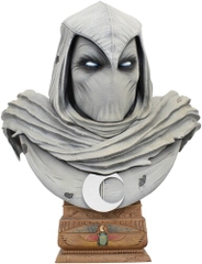 Diamond Select - Marvel Legends In 3D Comic Moon Knight 1/2 Scale Bust (Large Item, Statue, Collectible)