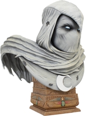 Diamond Select - Marvel Legends In 3D Comic Moon Knight 1/2 Scale Bust (Large Item, Statue, Collectible)