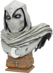 Diamond Select - Marvel Legends In 3D Comic Moon Knight 1/2 Scale Bust (Large Item, Statue, Collectible)