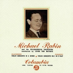 Michael Rabin Glazounov & Paganini Violin Concertos 180g
