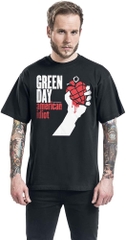 GREENDAY - AMERICAN IDIOT AMPLIFIED LARGE VINTAGE BLACK T SHIRT