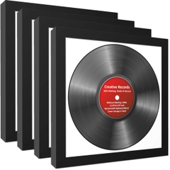 Khung Đĩa than - Display Frame Vinyl Record 12 Inch  - Vinyl Styl®  - Wall Hanging (Black)