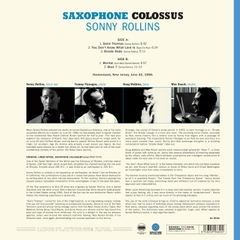 SONNY ROLLINS - SAXOPHONE COLOSSUS (LIMITED 180G BLUE VINYL)