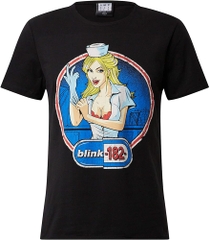 BLINK 182 ENEMA OF THE STATE T SHIRT VINTAGE BLACK MEDIUM