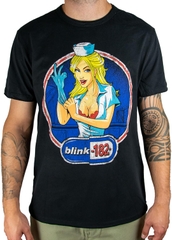 BLINK 182 ENEMA OF THE STATE AMPLIFIED SMALL VINTAGE BLACK T SHIR
