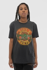 GUNS N ROSES - NEON SIGN AMPLIFIED VINTAGE CHARCOAL MEDIUM T-SHIR