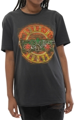 GUNS N ROSES - NEON SIGN AMPLIFIED VINTAGE CHARCOAL MEDIUM T-SHIR