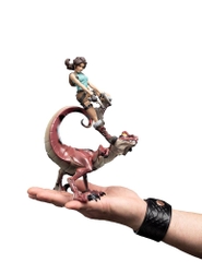 WETA Workshop Mini Epics - Tomb Raider - Lara Croft & Raptor