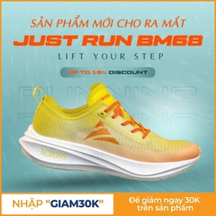 GIÀY CHẠY BỘ JUST RUN BM68 MÀU VÀNG CAM