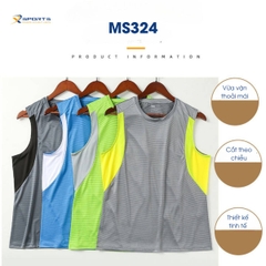 ÁO SÁT NÁCH NAM CHẠY BỘ ĐẠP XE TẬP GYM MS324