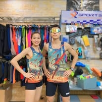 ÁO CHẠY BỘ NAM NỮ HỌA TIẾT OLYMPIC MS355