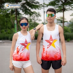 Áo chạy bộ nam nữ Việt Nam trong tim MS373